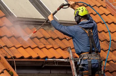 Démoussage et hydrofuge de toiture à Hampigny